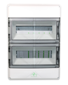 Housing AK28 (distribution box) f/10 circuitbr. 2r 28HP IP65